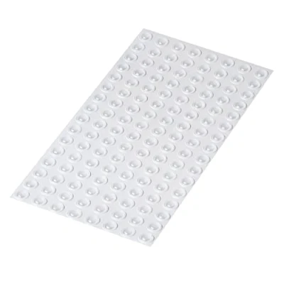 Image of Happy Bananas Mini Clear Self Adhesive Domed Bumper Dots Stops Rubber Feet for Coasters, Glass, Crafts 6.4mm x 1.9mm (128)