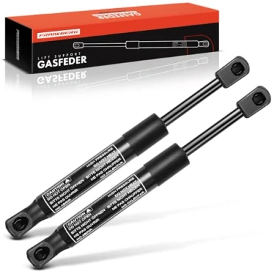 Image of Frankberg 2x Gas Strut Tailgate Window Left And Right Compatible With C.a.y.e.n.n.e 955 SUV 3.0L 4.8L 2002 2010 9PA 2003 2007 3.2L 4.5L Replace# 95551252800