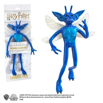 Image of The Noble Collection Bendable Cornish Pixie Figure Officially Licensed 7in (18 cm) Harry Potter Toy Posable Collectable Chamber of Secrets Doll For Kids &amp; Adults