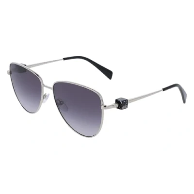 Image of Liu Jo Woman LJ161S 040 Sunglasses Metal Silver Pilot Normal