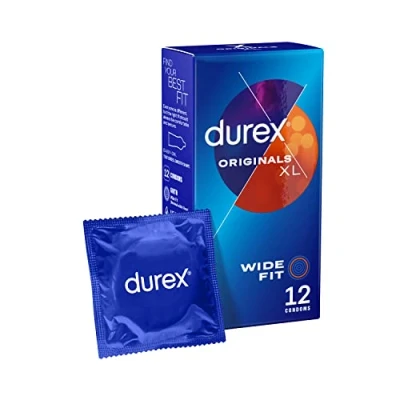 Image of Durex Comfort XL Large Condoms for Men, Pack of 12