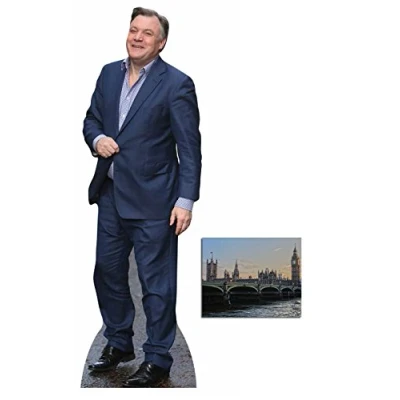Image of Fan Pack Ed Balls Cardboard Cutout Lifesize 2D Standup / Plus 20x25cm Photo