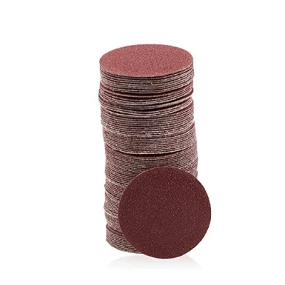Image of SPEEDWOX 100pcs Sanding Discs 2 inch Sandpaper 100 Grit Hook and Loop for Sanders Drill Grinder Rotary Tools Attachment Woodworking Wood Auto, No Hole