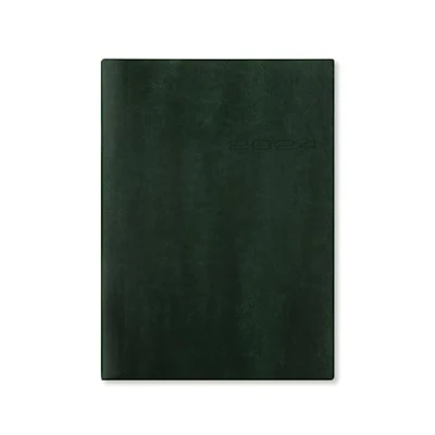 Image of Letts Lecassa 2024 A5 week to view diary British Racing Green
