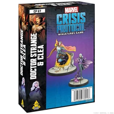 Image of Atomic Mass Games , Marvel Crisis Protocol: Doctor Strange &amp; Clea Miniatures Game Ages 14+ 2 Players 45 Minutes Playing Time