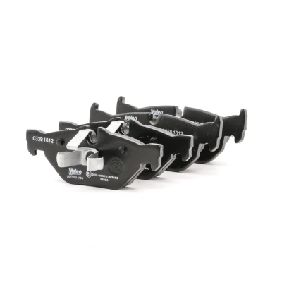 Image of 2288892, 2409257, 2409259, 34212288892, 34212409257 Brake pad set VALEO 301703 FIRST Rear Axle excl. wear warning contact without anti squeak plate