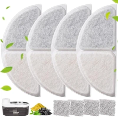 Image of Gimars Pet Water Fountain Filter Cotton 4 piece set
