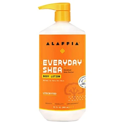 Image of Alaffia Everyday Body Care Shea Lotion Unscented, 32 Ounce