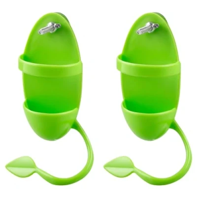 Image of 2Pcs Bird Parrot Cuttlebone Holder with Perches,Secure Feeding Racks for Healthy Birds