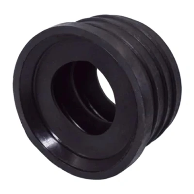 Image of SKIR&#039;CO Black 50 x 32 mm Rubber Sleeve for Drain Pipe, Pipe Connector, Adaptor, Reducer