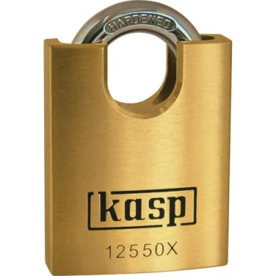 Image of Kasp Premium Brass Padlock 50mm Close Shackle