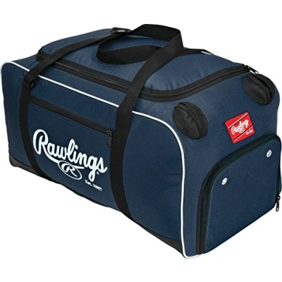 Image of Rawlings COVERT Duffle Equipment Bag Baseball/Softball Navy