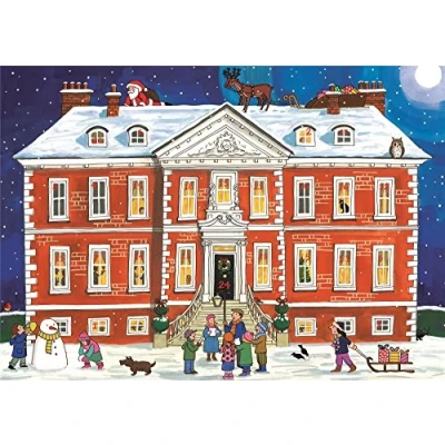 Image of Alison Gardiner &#039;Country House Christmas&#039; Large Traditional Advent Calendar