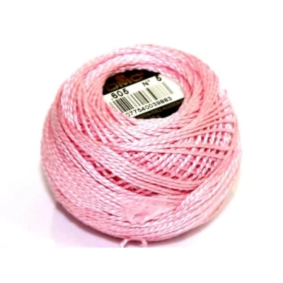 Image of DMC Cotton Perle Thread Size 5 605 per 10 gram ball