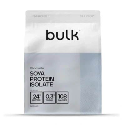Image of Bulk Soya Protein Isolate Powder, Vegan Shake, Chocolate, 2.5 kg, 83 Servings, Packaging May Vary