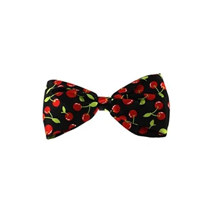 Image of Zac&#039;s Alter Ego Large Cherry Bow on Crocodile Clip