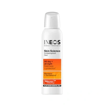 Image of INEOS Skin Science Mandarin + Sandalwood Antiperspirant Deodorant Aerosol Spray 200ml