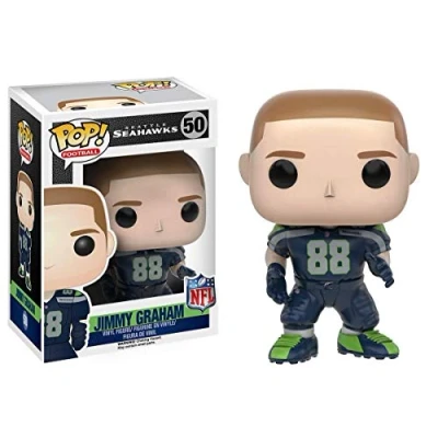 Image of NFL 3 10221 &quot;POP! Vinyl Jimmy Graham Seahawks&quot; Figure