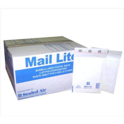 Image of 50 Mail Lite F/3 Bubble Lined Padded Envelopes 220 x 330mm 8.25&quot; 12&quot; (1 Box of 50) White