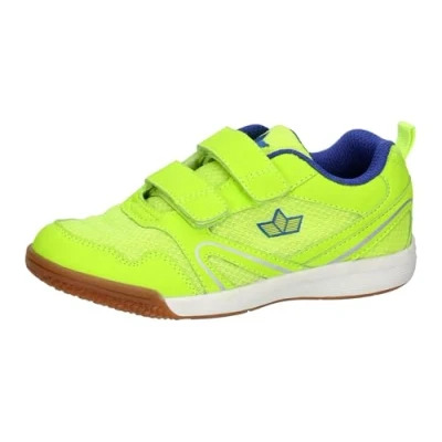 Image of Lico Boulder V Indoor Trainers, Lemon Blue, 5 UK