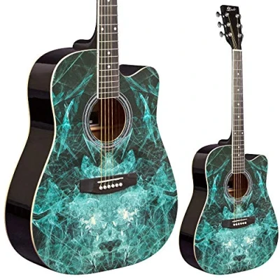 Image of B STOCK Lindo Fractal Acoustic Guitar 42C Apprentice Series with Gig Bag (Paint Finish Imperfections)