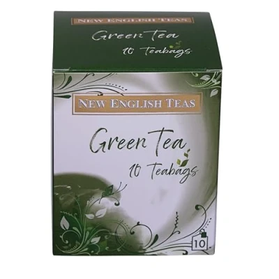 Image of New English Teas Garden Green Tea 10 Teabags (Pack of 6, Total 60 Teabags)
