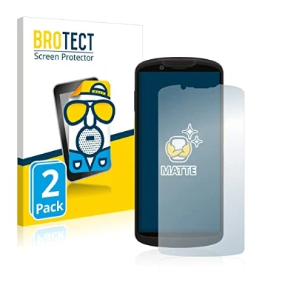 Image of brotect Screen Protector Anti Glare compatible with Zebra TC58/ TC53 (2 Pack) Matte, Fingerprint Protection Film