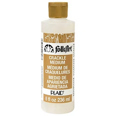 Image of PLAID PEK696 Folk Art Crackle Medium, 8 oz.