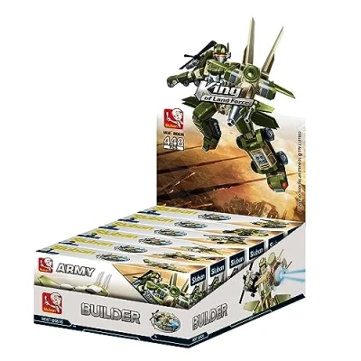 Image of Sluban Builder King of Land Force 6 into1 M38 b0636,Multicoloured,Medium