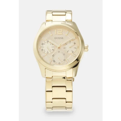 Image of Guess ZOE Unisex Watch goldcoloured, Size: One Size, Gold coloured