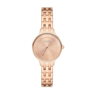 Image of Skagen Anita Lille Watch Rose goldcoloured, Women&#039;s, Size: One Size, gold coloured