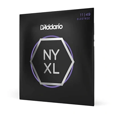 Image of D&#039;Addario Guitar Strings NYXL Electric NYXL1149, Unrivaled Strength, Tuning Stability, Enhanced Mid Range For 6 String Guitars, Nickel, 11 49 Medium