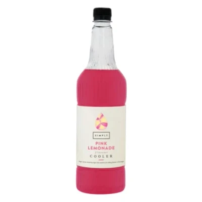 Image of Simply Pink Lemonade Cooler, Suitable for Vegans, Beverage Syrup Cocktails, Mocktails &amp; Lemonades (1 Litre)