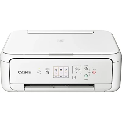 Image of Canon PIXMA colour Inkjet multifunction device (print, scan, copy, 2 FINE print heads with ink (black and colour), Wi Fi, app, automatic duplex print, paper feeders) White Unbekannt