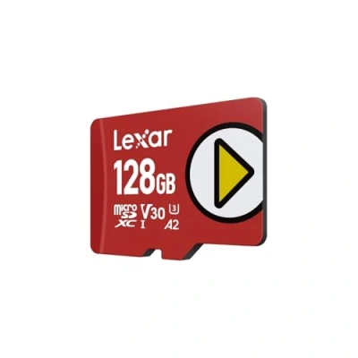 Image of Lexar Play Micro SD Card 128GB, microSDXC UHS I Card, up to 205MB/s read, 140MB/s write, Class 10, U3, V30, A2, 4K Video, High Speed Memory for Switch/Portable Gaming Devices/Smartphones
