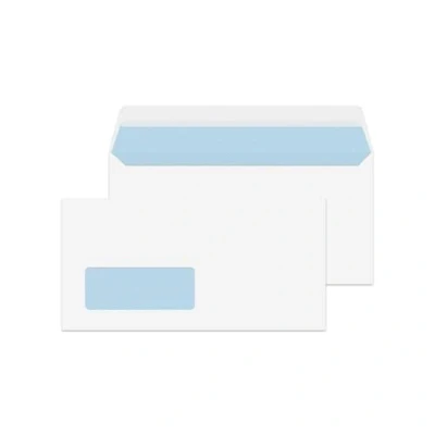 Image of Blake Purely Everyday C5 162 x 229 mm 120 gsm Wallet Peel and Seal Window Envelopes (34708) Ultra White Pack of 500