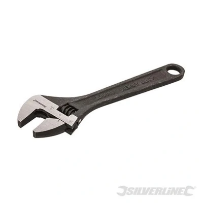 Image of Silverline Expert Adjustable Wrench Length 250mm Jaw 27mm