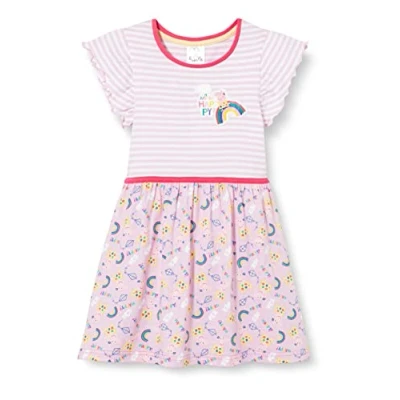 Image of Peppa Pig Girls Dress, 100% Cotton Clothes for Toddler Girls, Ages 18 Months to 6 Years Old (18 24 Months) Pink