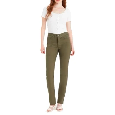 Image of Levi&#039;s Women&#039;s 312 Shaping Slim, Olive Night Twill, 25W / 30L