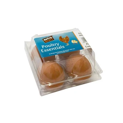 Image of Extra Select Brown Rubber Poultry Eggs Pack of 4