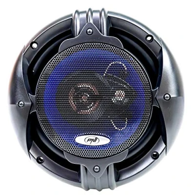 Image of PNI HiFi650 coaxial car speakers, 120W, 16.5 cm, 3 horses, grid included set of 2 pieces