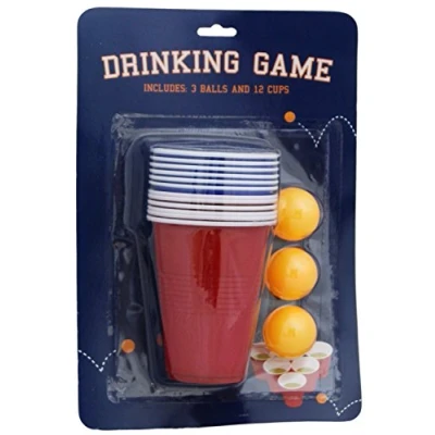 Image of Carousel Toys and Gifts Adult Beer Pong Drinking Game For Christmas Stag Hen Parties