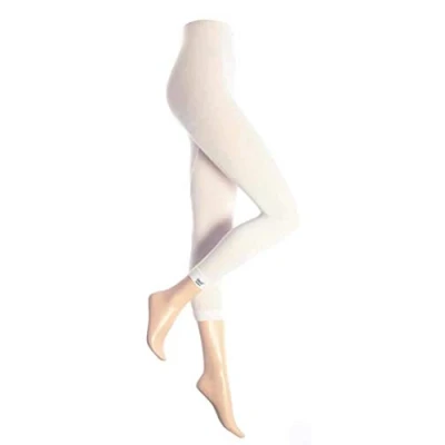 Image of HEAT HOLDERS Ladies Winter Warm Cotton Thermal Underwear Leggings Long Johns (L/XL (44 52&quot; Hip), White)