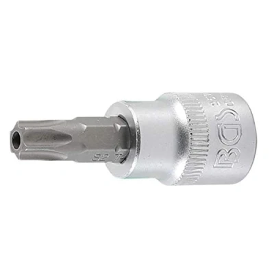 Image of BGS 2597 Bit Socket 10 mm (3/8&quot;) Drive T Star tamperproof (for Torx) T45
