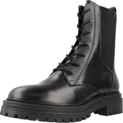 Image of Geox Women&#039;s D Iridea Ankle Boot, Black, 5 UK