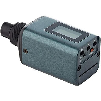 Image of Sennheiser Pro wireless mic plug on transmitter (SKP 100 G4 G)