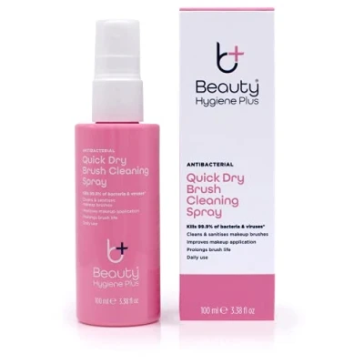 Image of Beauty Hygiene Plus Makeup Brush Cleaner Spray Quick Dry Antibacterial &amp; Antiviral 100ml