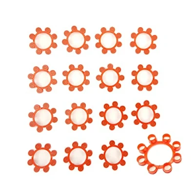 Image of 8 Shot Cap Gun Refill Packs For Toy Guns, Set of 72 Rings, 572 Shots, Pistol Sound Effect Caps, Novelty Banger Bullet Pellets. (72 576 Shots)