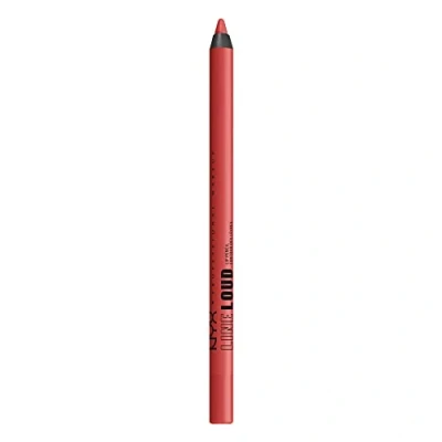 Image of NYX Longwear Line Loud Matte Lip Liner rebel red