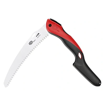 Image of Felco 604 24cm Folding Saw, Red/Black